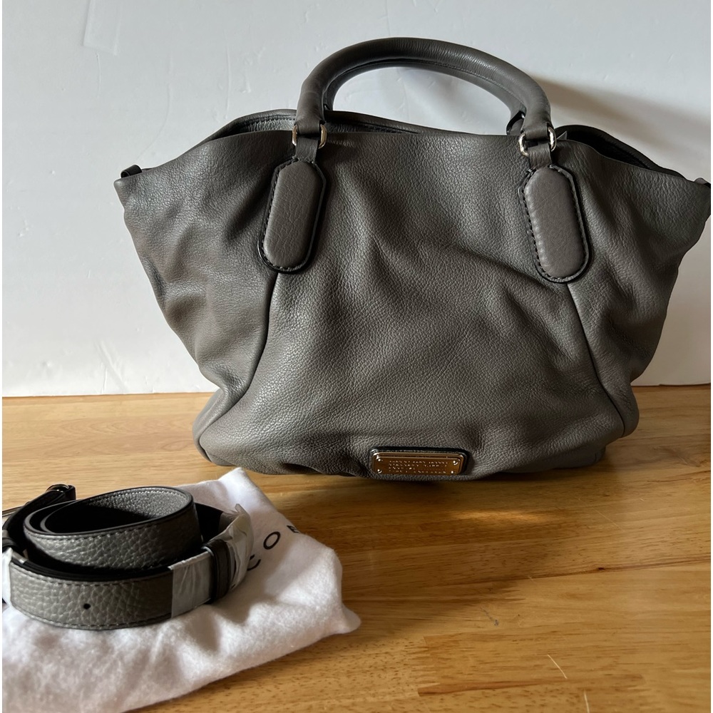 Marc Jacobs Electro Q Fran Dark Gray Silver Hardware Hand and shoulder Bag - Picture 3 of 14